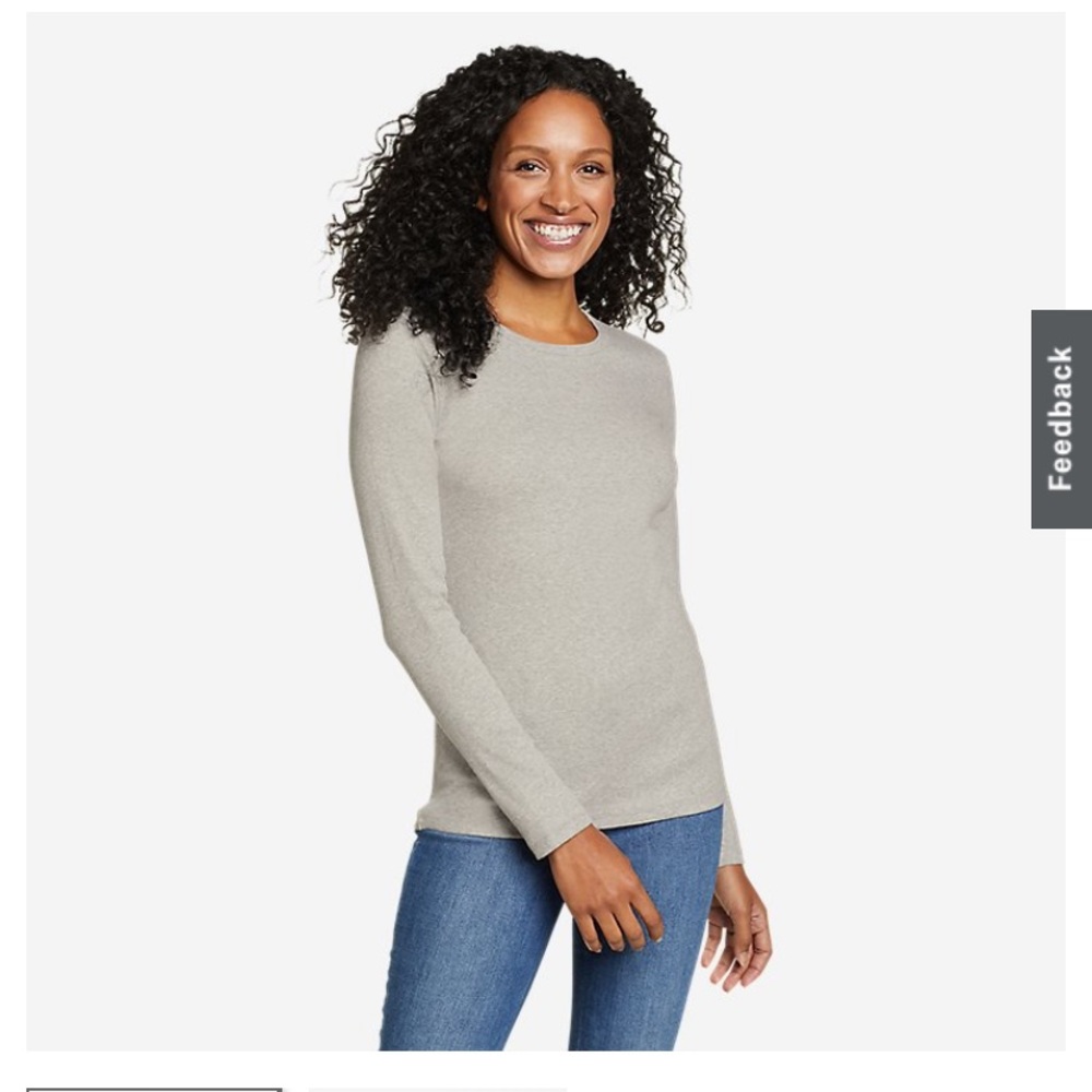 Eddie Bauer “Favorite Long Sleeve Crew Tee”